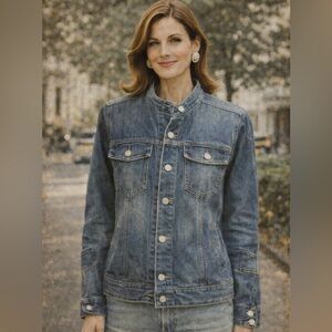 Vintage Lacoste Classic Blue Denim Jacket